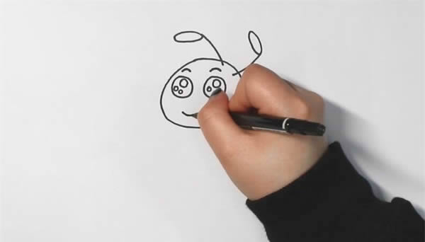 卡通蚂蚁怎么画简单又漂亮(蚂蚁卡通画简笔画图片)