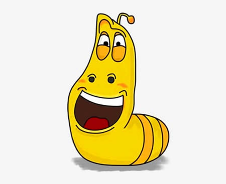 爆笑虫子简笔画