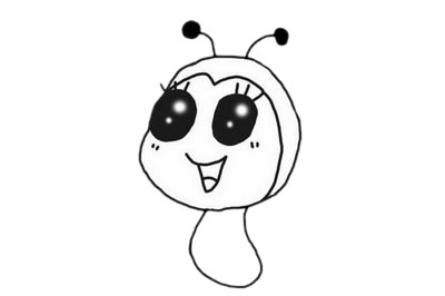 一只可爱的小蜜蜂简笔画 一只可爱的小蜜蜂简笔画