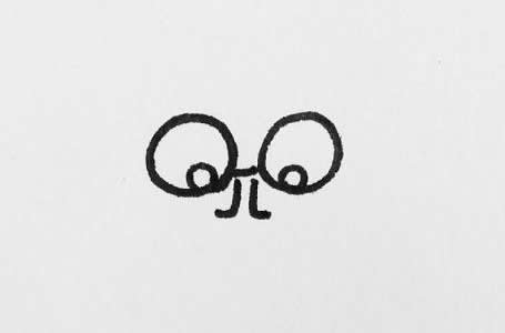 趴在蜘蛛网上的蜘蛛简笔画教程