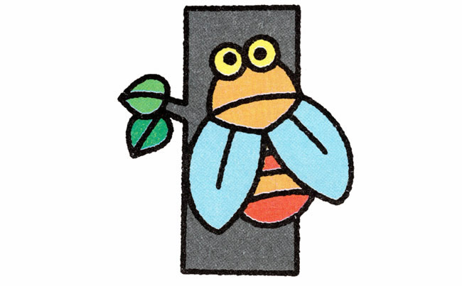 趴在树上的知了简笔画教程 趴在树上的知了简笔画教程