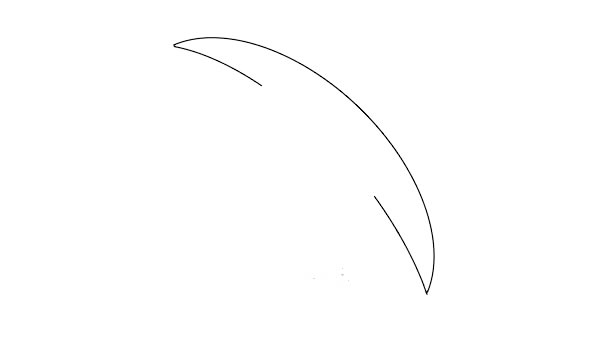 橄榄球简笔画的画法