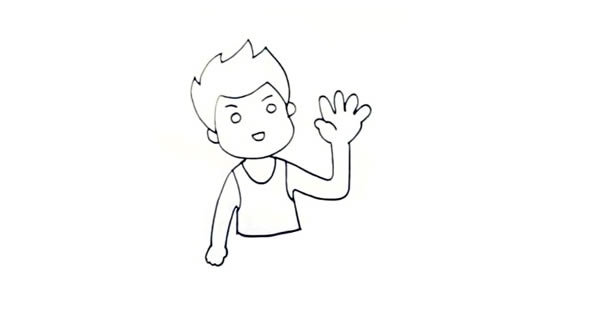 足球运动员简笔画 足球运动员简笔画