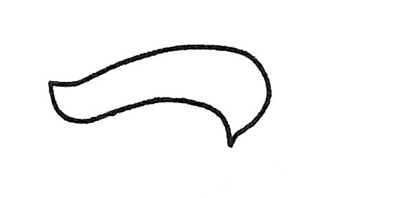 马蹄莲简笔画步骤教程(马蹄莲怎么画)