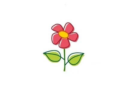 简单涂色的小花怎么画(小花涂色搭配图片大全)