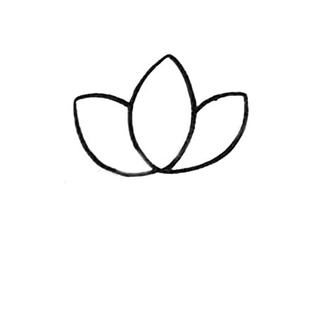 一步步教你画简单的荷花