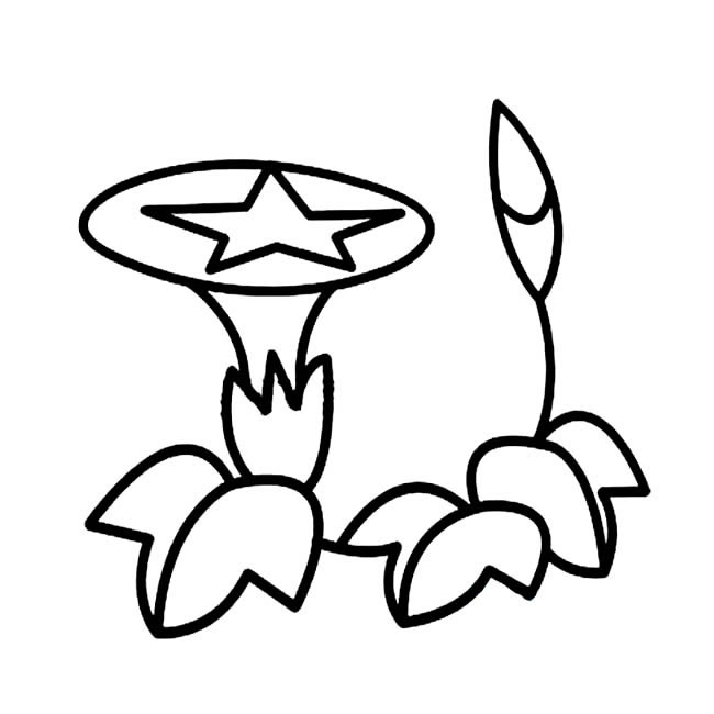 简单的喇叭花怎么画(喇叭花怎么做手工卡纸)