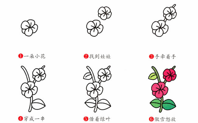 鲜艳漂亮的梅花简笔画(特别简单的梅花怎么画)