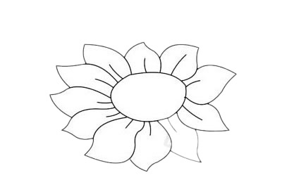 向日葵简笔画图片大全