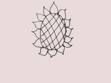 简单又漂亮的向日葵简笔画