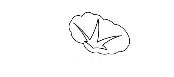 漂亮的牵牛花简笔画