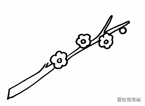 简单的梅花简笔画步骤详解(最简单的梅花简笔画)