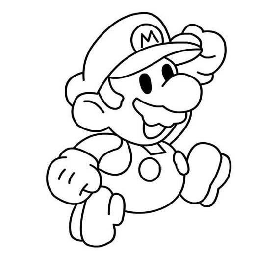 关于超级玛丽的简笔画(超级玛丽故事情节)