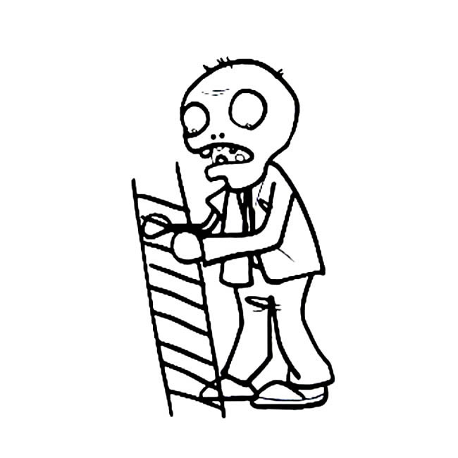 扶梯僵尸游戏人物简笔画(扶梯僵尸有什么用)