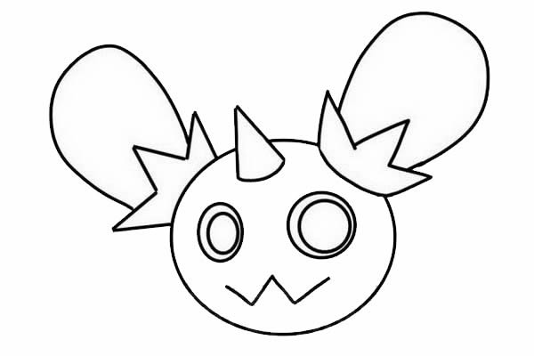 口袋妖怪街头沙铃简笔画