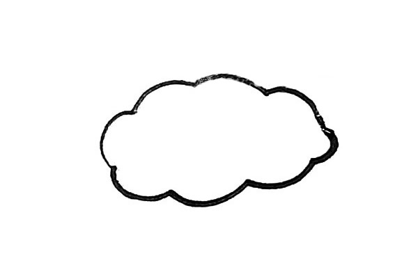 晴转多云天气简笔画(天气晴转多云的图片)