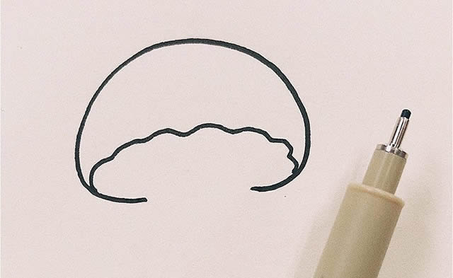 好看的彩色蘑菇简笔画(彩色蘑菇画图片大全)