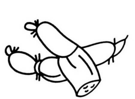 莲藕简笔画图片大全（9张）