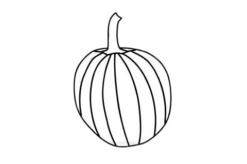 分享一组南瓜儿童简笔画(儿童南瓜做法)