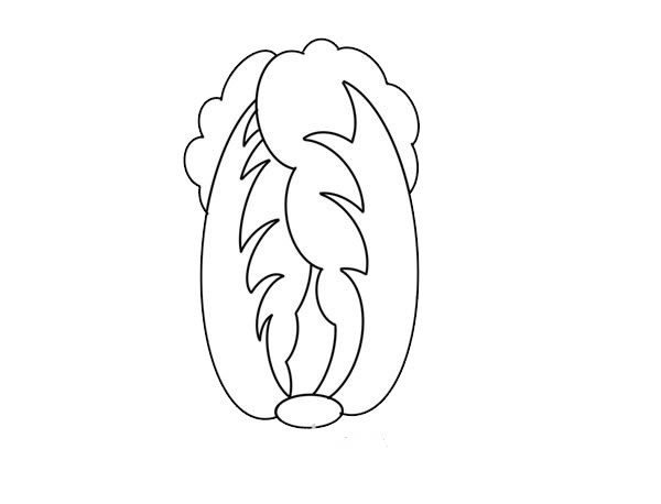 大白菜怎么画简单又好看