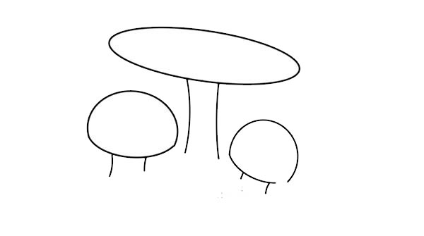 漂亮的鹅膏菌简笔画