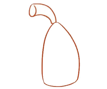 简单的涂色南瓜简笔画