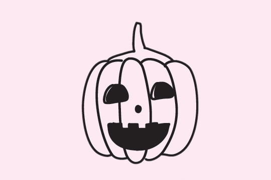 一组关于南瓜的简笔画(南瓜的绘画作品)