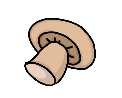 蘑菇怎么画简单好看