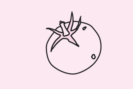 关于番茄的简笔画大全