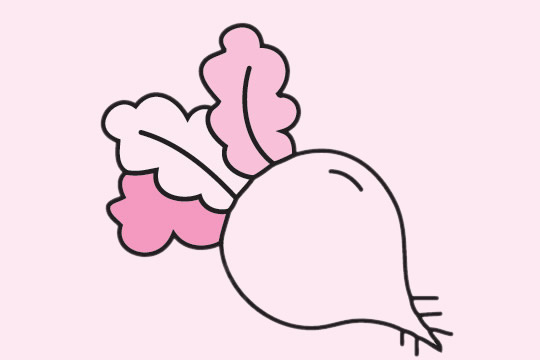 白萝卜简笔画图片大全