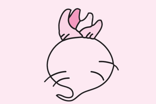 白萝卜简笔画图片大全