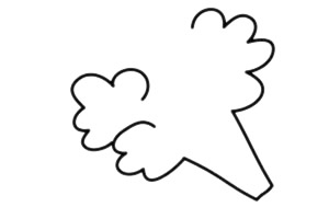 香菜简笔画详细步骤