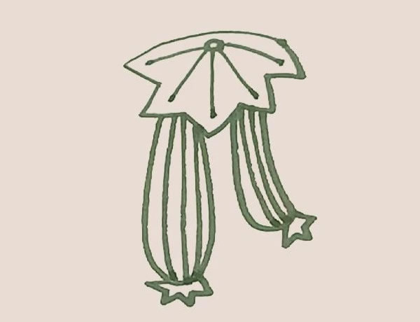 丝瓜简笔画的画法