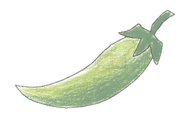 辣椒简笔画的画法