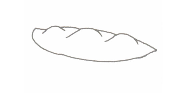 豆角简笔画的画法(豆角简笔画 涂色)