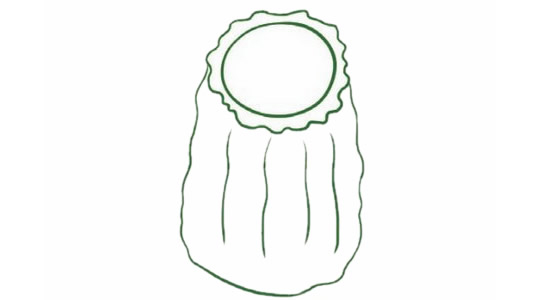 苦瓜简笔画的画法