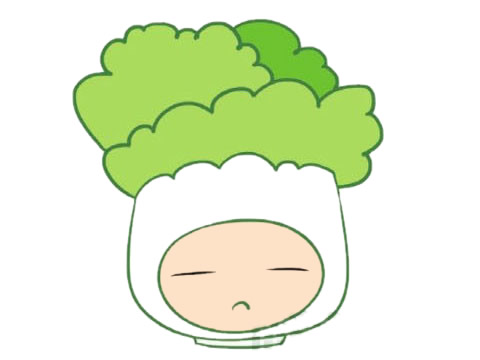 一组白菜简笔画大全(白菜简笔画简单)