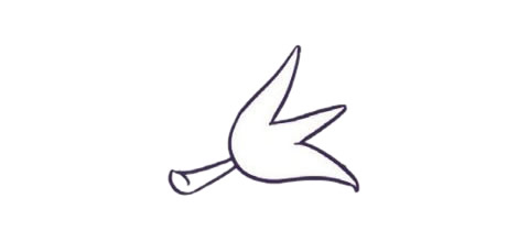 紫色茄子儿童简笔画(紫茄子简笔画图片大全)