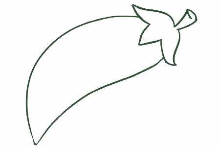 绿色的豌豆简笔画步骤(绿色的豌豆图片)