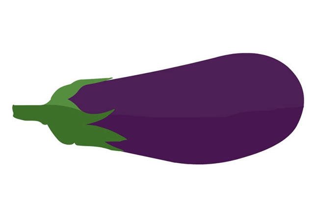 简单好看的茄子简笔画