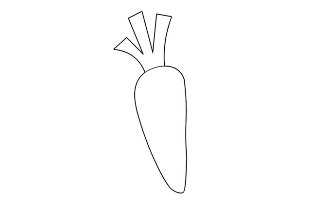超简单的胡萝卜儿童画(胡萝卜教程简单)
