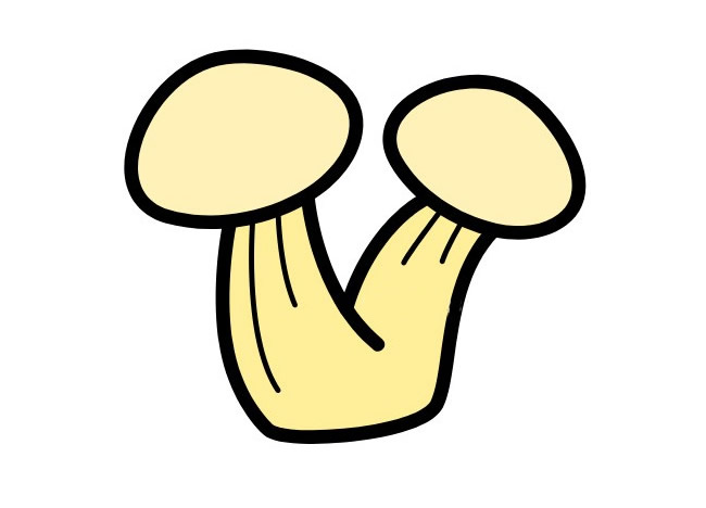 三款漂亮的蘑菇简笔画(最简单的蘑菇画)