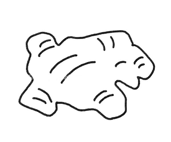 6款生姜儿童简笔画(怎么画生姜片)