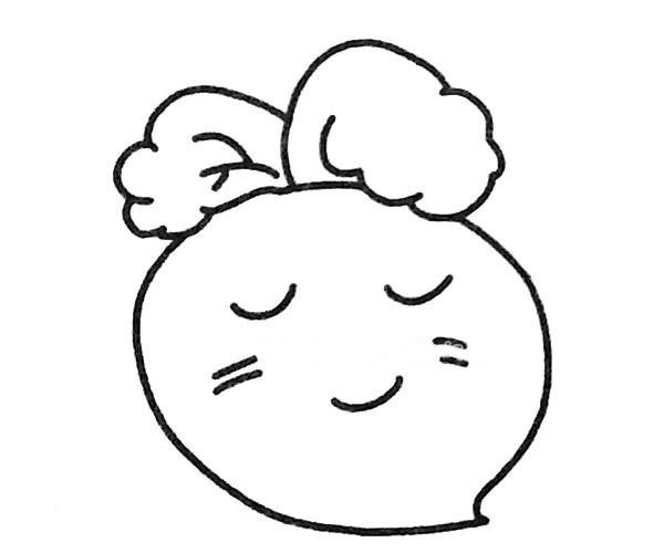 可爱的卡通萝卜简笔画(萝卜卡通画可爱)