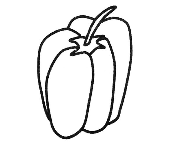 几款辣椒儿童简笔画
