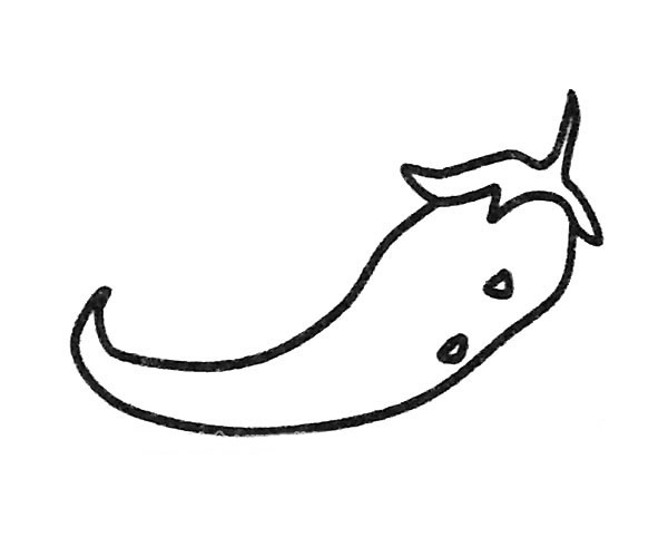 几款辣椒儿童简笔画