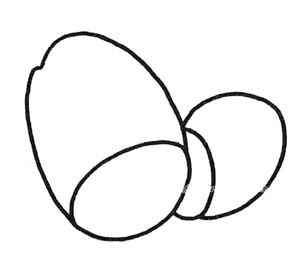 四步教你学会画莲藕