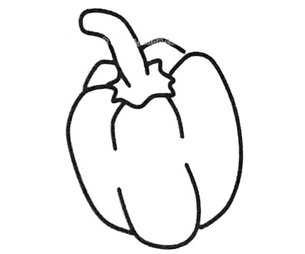 6款青椒儿童简笔画