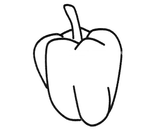 6款青椒儿童简笔画