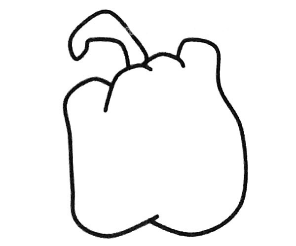 6款青椒儿童简笔画